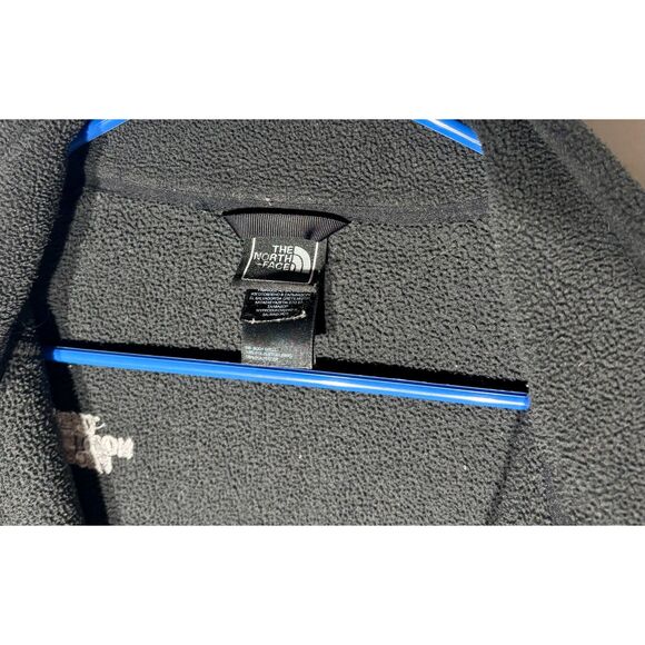 The North Face Men’s Full Zip Fleece Jacket Large Black Softshell Warm - Picture 3 of 5